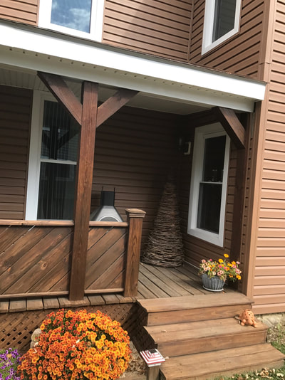 Home Renovation: AFTER new roof, siding, windows, doors and porch